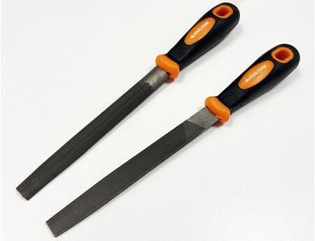 2Pc 150mm T12 Soft Grip File Set FLAT / HALF ROUND