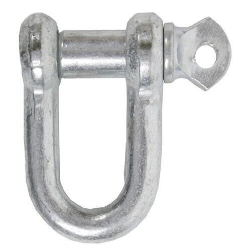 DEE SHACKLES ZINC PLATED 6mm