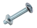 M5 x 25mm Bag 25 Roofing Bolt and Nut ZP