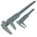 2Pc Plastic Slide Vernier 3" - 6"