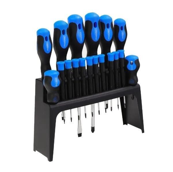 18-piece Chrome Vanadium Steel Screwdriver Set With Stand
