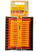 Plasplugs Supergrip Assorted x 150colours / sizes mixed set