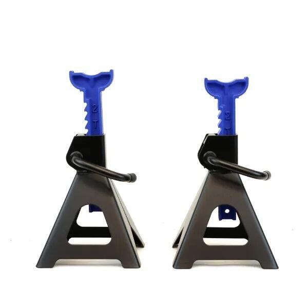 PAIR OF 2T 2 TONNE AXLE STANDS ADJUSTABLE HEIGHT RRP£59.99 2000KGS EACH