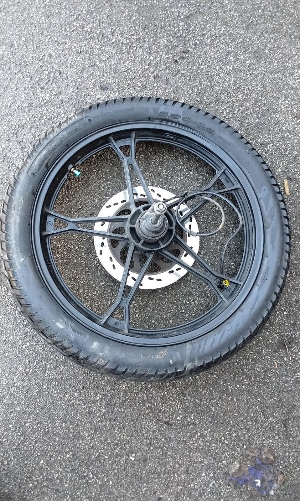 Lexmoto ZSB 125cc Scooter Front Wheel And Tyre 3.00 - 18