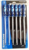 6Pc 250Mm Star Screwdrivers Set Long Handle T10-T30