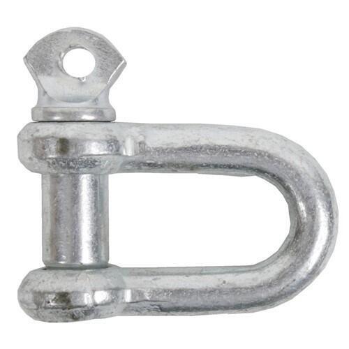 DEE SHACKLES ZINC PLATED 5mm D LINKS