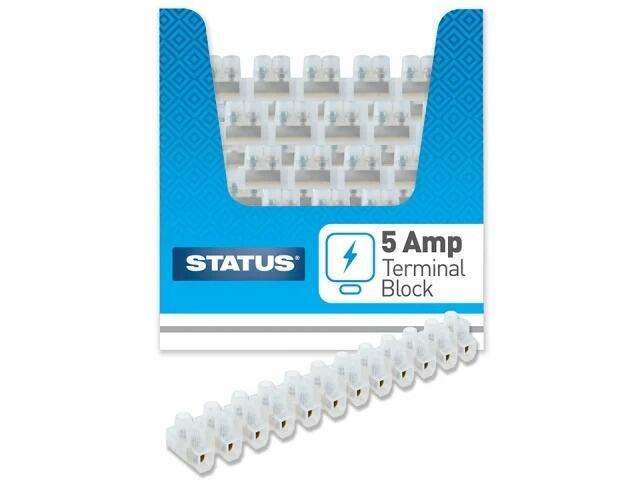 ELECTRICAL CONNECTOR TERMINAL BLOCK 12PK 5, 15, 30A