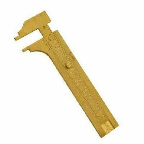 SOLID BRASS 100mm VERNIER CALIPER Measuring Tool Gauge Bead Gem Stone Jewellery