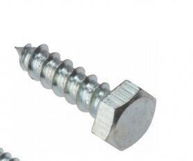 M12 x 50mm COACH SCREW BOLT HEX HEAD