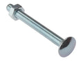 Carriage Bolt & Nut M8 x 100mm Bag 10 ZP