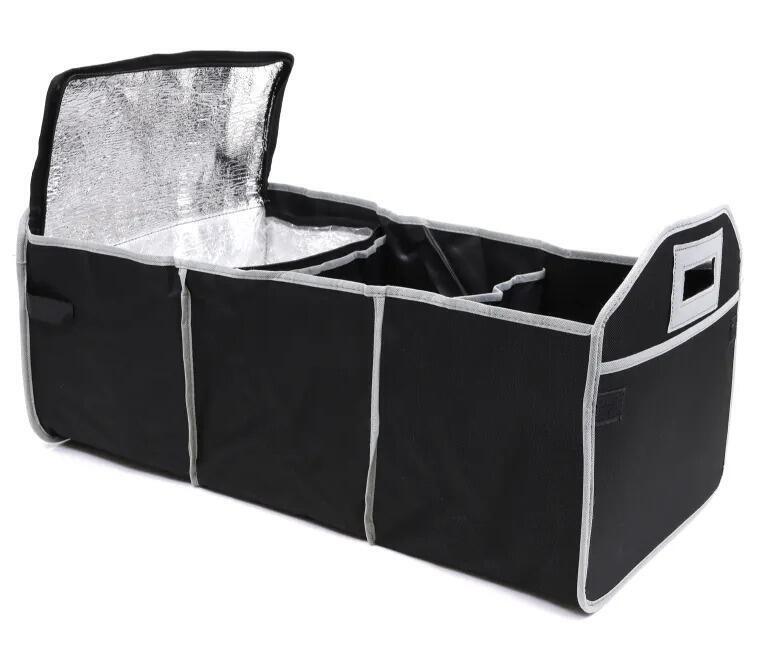 Collapsible Boot Organiser With Detachable Cooler Bag