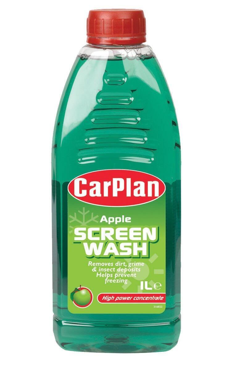 CAR PLAN APPLE FRAGARANCE SCREEN WASH 1LTR CONCENTRATE