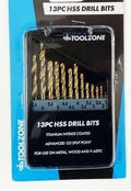 13Pc Hss Drill Set Titanium Coated Code: KDPDR101