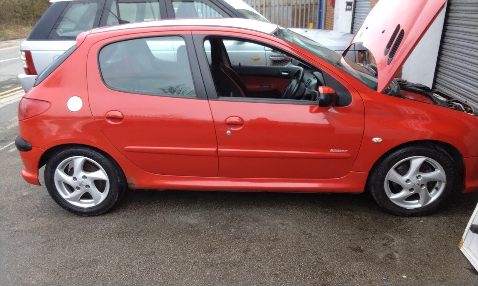 Spares Breaking Peugeot 206 55 Plate Red 1.6l Auto Petrol Sport