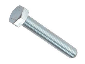 M10 x 50mm Bag 10 High Tensile Set Screw Bolt ZP