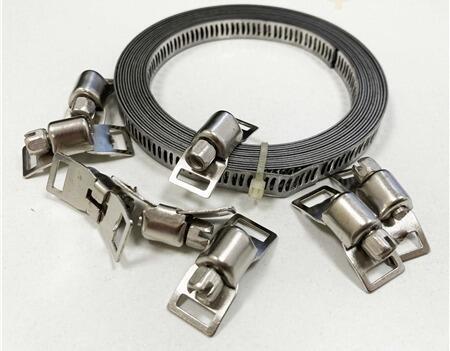 8Pc Stainless Steel Hose Clamp Kit MAKE YOUR OWN CLIPS