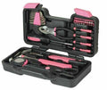 Streetwize Screwdriver Set - Pink, 39 Pieces 'Think Pink' Tool Kit 39pc